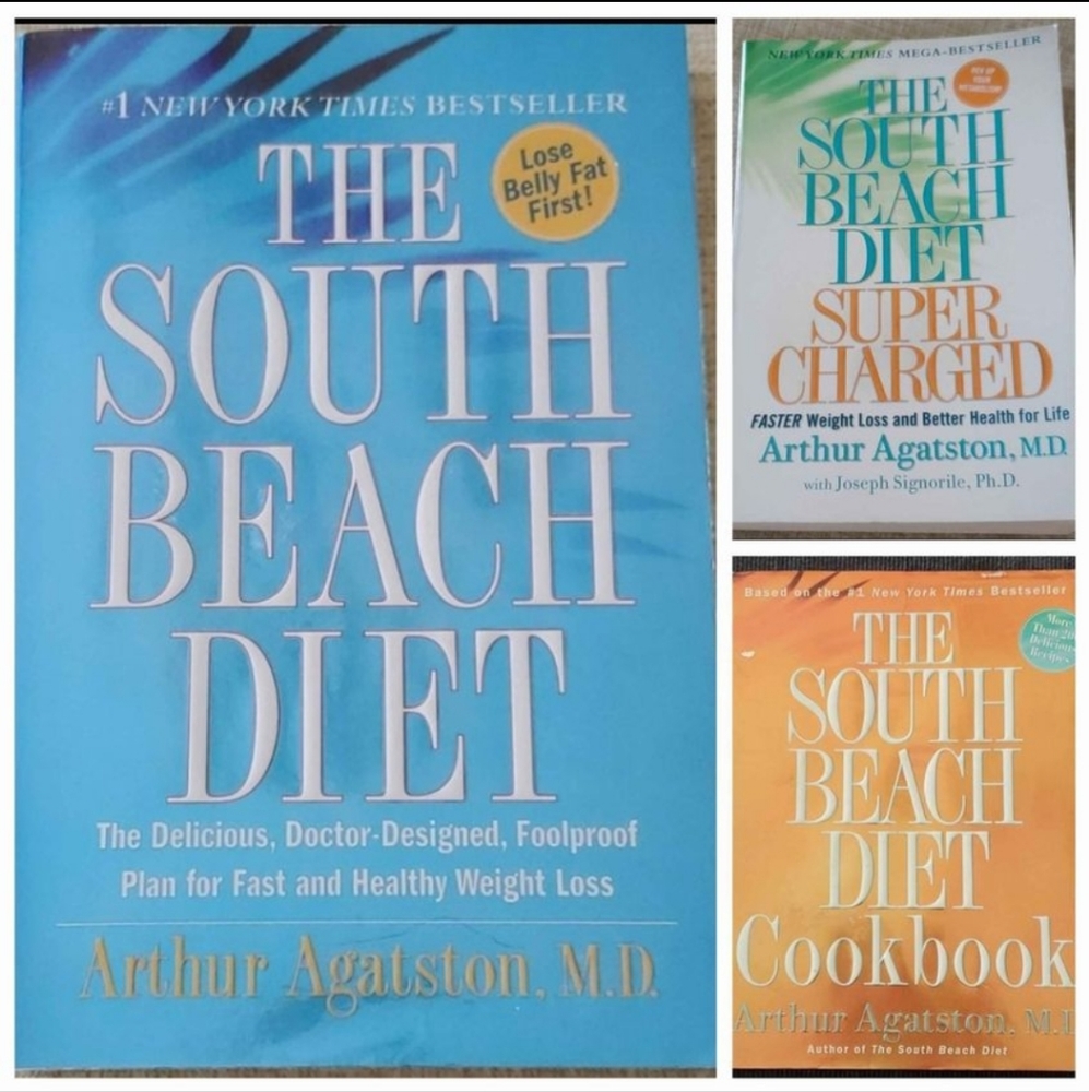 Set of 3 South Beach Diet Books